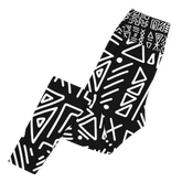 African Print Yoga Leggings | Black and white | Rhythms - Love Africa Print
